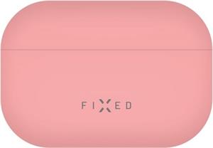 Fixed Silky ultratenké silikónové puzdro pre Apple AirPods Pro 2, ružové