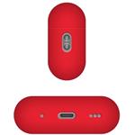 Fixed Silky ultratenké silikónové puzdro pre Apple AirPods Pro 3, červené