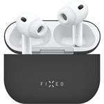 Fixed Silky ultratenké silikónové puzdro pre Apple AirPods Pro 3, čierne