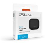 Fixed Silky ultratenké silikónové puzdro pre Apple AirPods Pro 3, čierne
