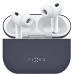 Fixed Silky ultratenké silikónové puzdro pre Apple AirPods Pro 3, modré