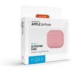 Fixed Silky ultratenké silikónové puzdro pre Apple AirPods Pro 3, ružové