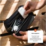 Fixed Slim Traveller sieťová GaN nabíjačka s 2x USB-C výstupom s vymeniteľnými adaptérmi, 45W, biela