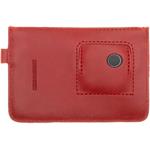 Fixed Smile Coins kožená peňaženka so smart trackerom Fixed Smile Pro, červená