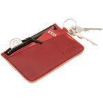 Fixed Smile Coins kožená peňaženka so smart trackerom Fixed Smile Pro, červená