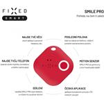 Fixed Smile PRO Smart tracker, červený