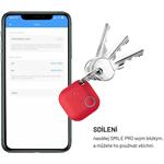 Fixed Smile PRO Smart tracker, červený