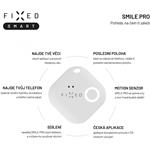 Fixed Smile PRO Smart tracker, Duo Pack - čierny + biely