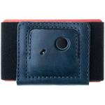 Fixed Smile Tiny Wallet kožená peňaženka so smart trackerom Smile PRO, modrá