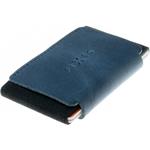 Fixed Smile Tiny Wallet kožená peňaženka so smart trackerom Smile PRO, modrá