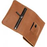 Fixed Smile Tripple kožená peňaženka so smart trackerom Fixed Smile Pro, hnedá