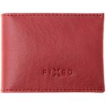 Fixed Smile Wallet kožená peňaženka so smart trackerom Smile PRO, červená
