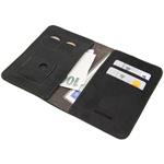 Fixed Smile Wallet XL Kožená peňaženka so smart trackerom Fixed Smile Motion, čierna
