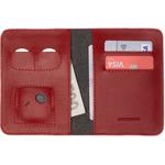 Fixed Smile Wallet XL kožená peňaženka so smart trackerom Smile PRO, červená