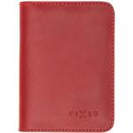 Fixed Smile Wallet XL kožená peňaženka so smart trackerom Smile PRO, červená