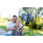 Fixed Snap Selfie stick s tripodom a bezdrôtovou spúšťou, 1/4" závit, čierny