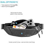 Fixed Sportbelt, športová ľadvinka, sivá