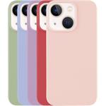 Fixed Story 5x set pogumovaných krytov pre Apple iPhone 13 Mini, v rôznych farbách