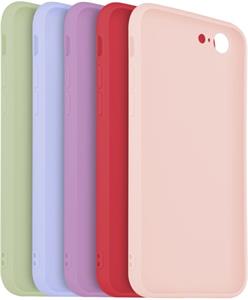 Fixed Story 5x set pogumovaných krytov pre Apple iPhone 7/8/SE (2020/2022), v rôznych farbách