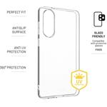 Fixed Story AntiUV TPU gélový kryt pre Samsung Galaxy S25 Edge 5G, číry