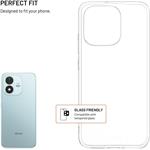 Fixed Story AntiUV TPU gélový kryt pre Xiaomi Redmi Note 17 4G, číry
