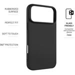 Fixed Story pogumovaný kryt pre Apple iPhone 17 Pro Max, čierny