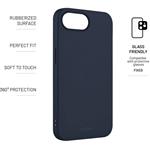 Fixed Story pogumovaný kryt pre Apple iPhone 17e/16e, modrý