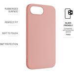 Fixed Story pogumovaný kryt pre Apple iPhone 17e/16e, ružový