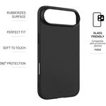 Fixed Story pogumovaný kryt pre Apple iPhone Air, čierny