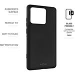Fixed Story pogumovaný kryt pre Motorola Edge 60 Pro 5G, čierny