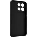 Fixed Story pogumovaný kryt pre Motorola Moto G15/Power, čierny