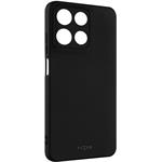 Fixed Story pogumovaný kryt pre Motorola Moto G15/Power, čierny