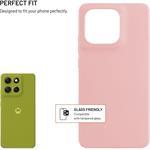 Fixed Story pogumovaný kryt pre Motorola Moto G86 5G/Power, ružový