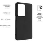 Fixed Story pogumovaný kryt pre Realme C75 4G, čierny