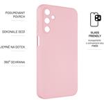 Fixed Story pogumovaný kryt pre Samsung Galaxy A15/A15 5G, ružový