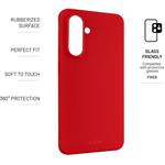 Fixed Story pogumovaný kryt pre Samsung Galaxy A36 5G, červený