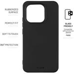 Fixed Story pogumovaný kryt pre Xiaomi 15T, čierny