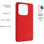 Fixed Story pogumovaný kryt pre Xiaomi Redmi Note 14 5G, červený