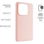 Fixed Story pogumovaný kryt pre Xiaomi Redmi Note 14 5G, ružový