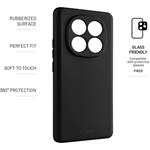 Fixed Story pogumovaný kryt pre Xiaomi Redmi Note 14 Pro 5G/POCO X7, čierny