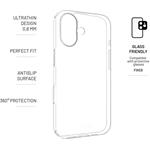 Fixed Story Slim Ultratenký TPU gélový kryt pre Apple iPhone 17, 0,6 mm, číry