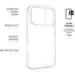 Fixed Story Slim ultratenký TPU gélový kryt pre Apple iPhone 17 Pro, 0,6 mm, číry