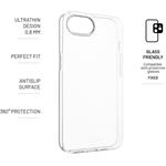 Fixed Story Slim ultratenký TPU gélový kryt pre Apple iPhone 17e/16e, 0,6 mm, číry