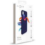 Fixed Story zadný pogumovaný kryt pre Realme 7 Pro, modrý