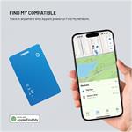 Fixed Tag Card 2 Smart tracker s podporou Find My, bezdrôtové nabíjanie, modrý