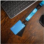 Fixed Tag Card 2 Smart tracker s podporou Find My, bezdrôtové nabíjanie, modrý