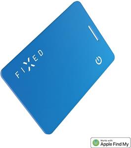 Fixed Tag Card 2 Smart tracker s podporou Find My, bezdrôtové nabíjanie, modrý