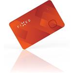 Fixed Tag Card Smart tracker s podporou Find My, bezdrôtové nabíjanie, oranžový