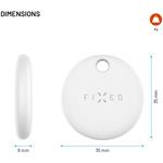 Fixed Tag Dual Smart tracker s podporou Find My a Find Hub, biely