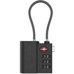 Fixed Tag Lock Smart tracker s podporou Find My a TSA, čierny